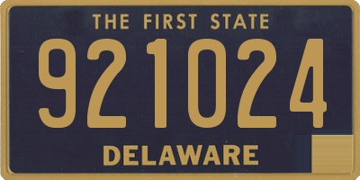 DE license plate 921024