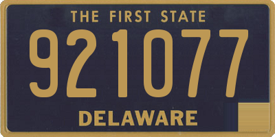 DE license plate 921077