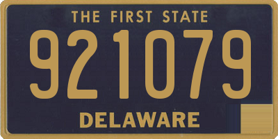 DE license plate 921079