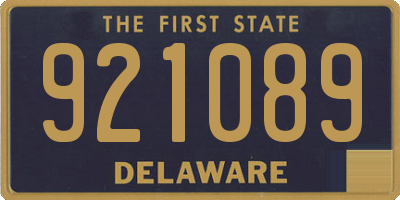 DE license plate 921089