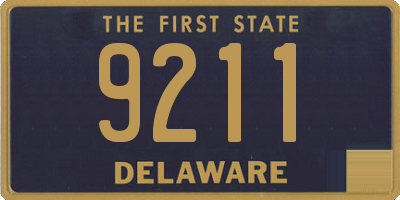 DE license plate 9211