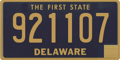 DE license plate 921107