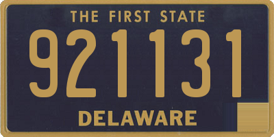 DE license plate 921131