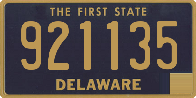 DE license plate 921135