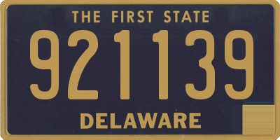 DE license plate 921139
