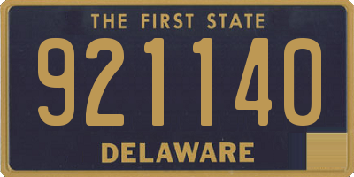 DE license plate 921140