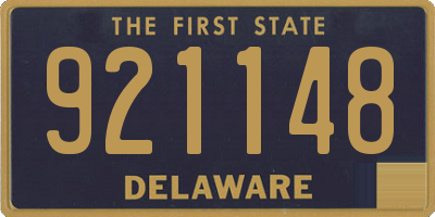 DE license plate 921148