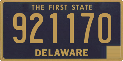 DE license plate 921170