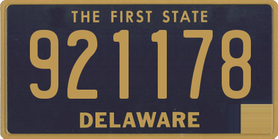 DE license plate 921178