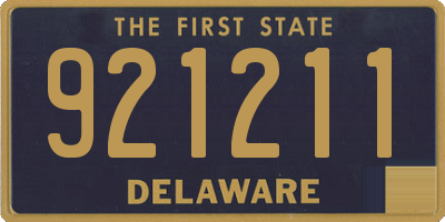 DE license plate 921211