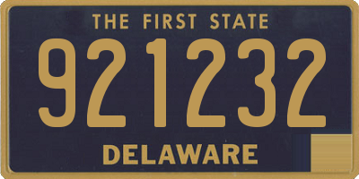 DE license plate 921232
