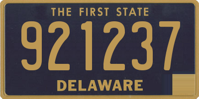 DE license plate 921237