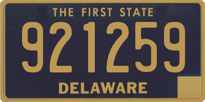 DE license plate 921259