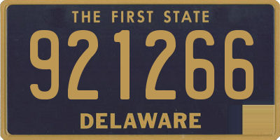 DE license plate 921266