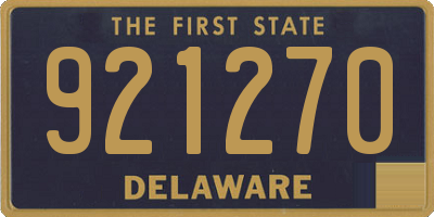 DE license plate 921270