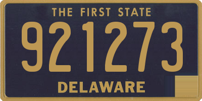 DE license plate 921273