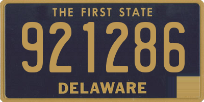 DE license plate 921286
