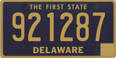 DE license plate 921287
