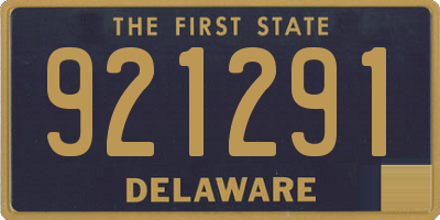 DE license plate 921291