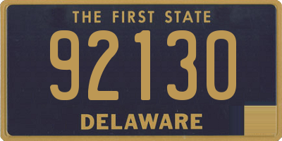 DE license plate 92130