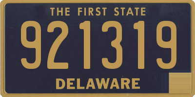 DE license plate 921319