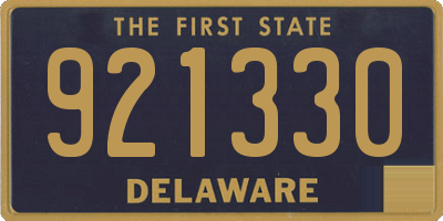 DE license plate 921330