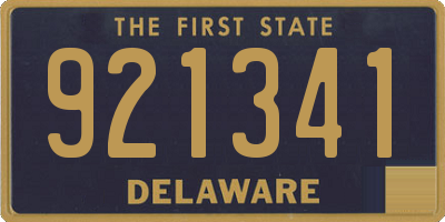 DE license plate 921341