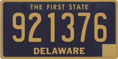 DE license plate 921376
