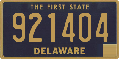 DE license plate 921404