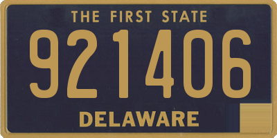 DE license plate 921406