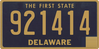 DE license plate 921414