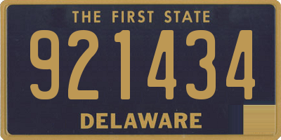 DE license plate 921434