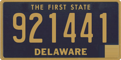 DE license plate 921441