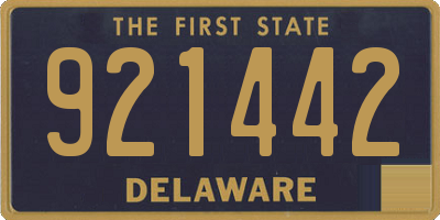 DE license plate 921442