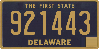 DE license plate 921443