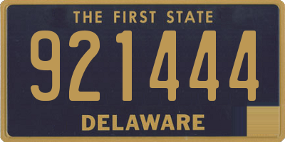 DE license plate 921444