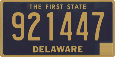 DE license plate 921447