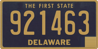 DE license plate 921463