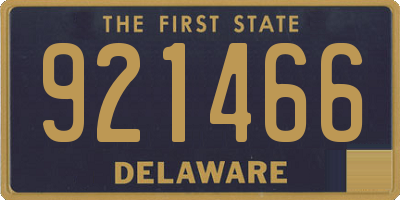 DE license plate 921466