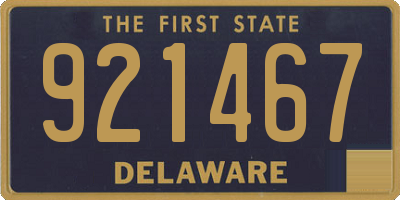 DE license plate 921467