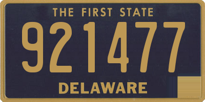 DE license plate 921477