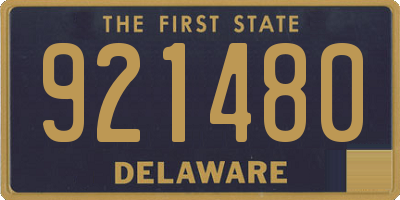DE license plate 921480