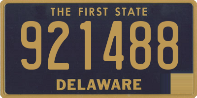 DE license plate 921488