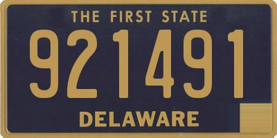 DE license plate 921491