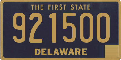 DE license plate 921500