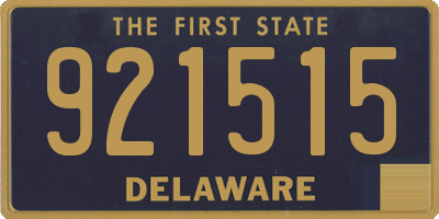 DE license plate 921515
