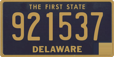 DE license plate 921537