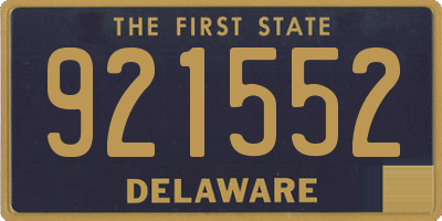 DE license plate 921552