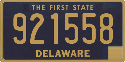DE license plate 921558