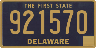 DE license plate 921570